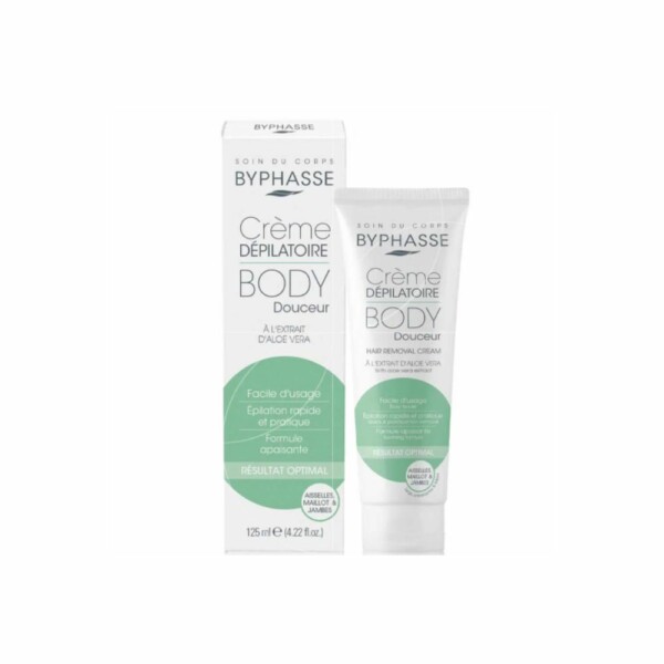 BYPHASSE CREME DEPILATOIRE ALOE VERA EFFET CALMANT 125ML