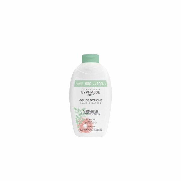 BYPHASSE GEL DE DOUCHE VERVEINE & PAMPLEMOUSSE 600ML
