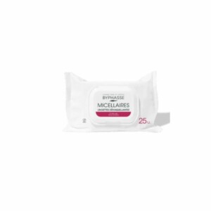 BYPHASSE LINGETTES DEMAQUILLANTES MICELLAIRES ALOE VERA 25 UNITES
