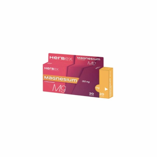 HERBEX MAGNESIUM 350MG 20 GELULES