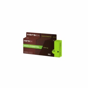 HERBEX MYO INOSITOL 1000MG BT 20 C