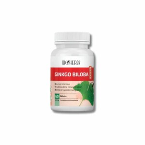 BIOHERBS - GINKGO BILOBA EXTRAIT 60 GÉLULES