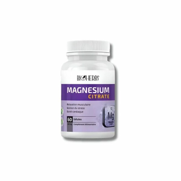 BIOHERBS - MAGNESIUM CITRATE 60 GELULES