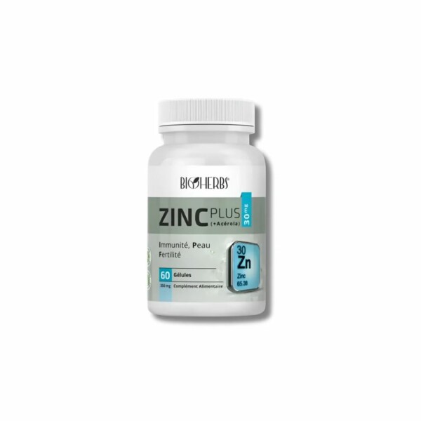 BIOHERBS - ZINC PLUS+ACREOLA 60 GELULES
