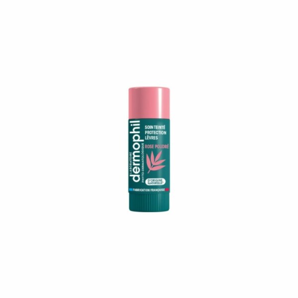 DERMOPHIL STICK LEVRES SOIN TEINTE ROSE POUDRE