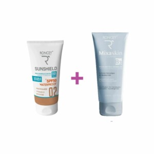 Roncey Coffret Sunshield Teinte 02 et Mixaskin pour Peaux Mixte -50%