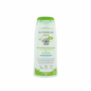 ALPHANOVA BEBE BIO GEL DERMO-NETTOYANT 2EN1 CORPS&CHEVEUX 200ML
