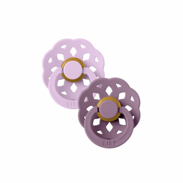 BIBS SUCETTE BOHEME NATURAL RUBBER VIOLET SKY PUMPKIN 0M+ B2 230137