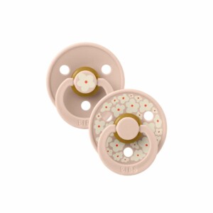 BIBS SUCETTE STUDIO COLLE JASMINE BLUSH MIX 0-6M LOT DE 2
