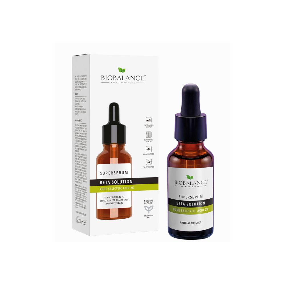 BIOBALANCE BETA SOLUTION SUPER SERUM PURE SALICYLIC ACID 2 % 30ML