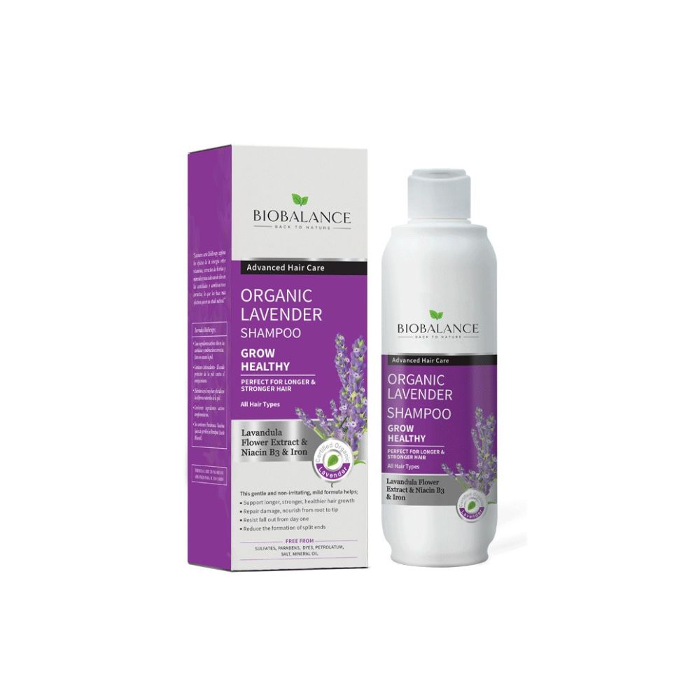 BIOBALANCE ORGANIC LAVENDER SHAMPOO 330ML