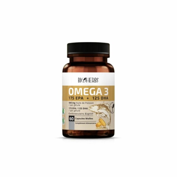 BIOHERBS OMEGA 3 60 CAPSULES