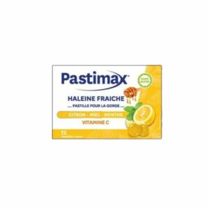 PASTIMAX CITRON MIEL MENTHE 12 PASTILLES A SUCER
