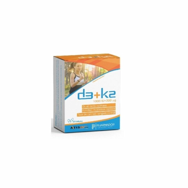 PHARMADOR D3+K2 30 Capsules