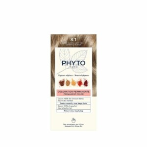 PHYTO COLORATION PERMANENTE 8.1 BLOND CLAIR CENDRE