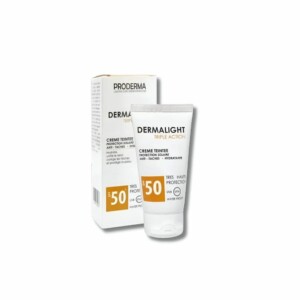 PRODERMA DERMALIGHT - CREME SOLAIRE TRIPLE ACTION TEINTE SPF 50+