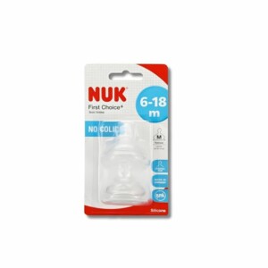 NUK FIRST CHOICE+ - LOT DE 2 TETINES TAILLE M 6-18MOIS