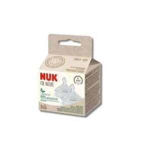 NUK FOR NATURE - LOT DE 2 TETINES EN SILICONE TAILLE L