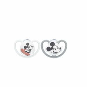 NUK Space Disney Mickey & Minnie 0-6M Silicone Pacifier 1P.