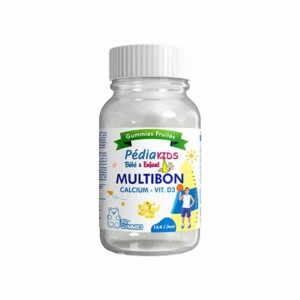 Pédiakids Multibon Calcium Vitamine D3 30 Gummies