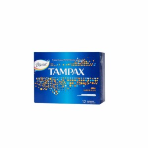 TAMPAX TAMPONS SUPER PLUS 12 PIECES