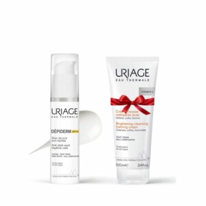 URIAGE DEPIDERM SOIN DE JOUR ANTI TACHES SPF50 30ML+CREME MOUSSE NETTOYANTE ECLAT 100ML (OFFERT)