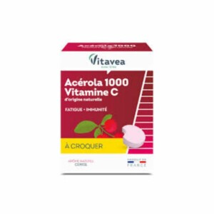 VITAVEA ACEROLA 1000 VITAMINE C 28 COMPRIMES A CROQUER