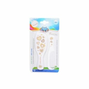 CANPOL BABIES BROSSE ET PEIGNE COLLECTION NOUVEAU NEE POIL NATUREL BLANC 7406