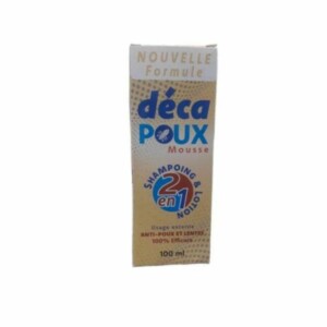 DECA POUX MOUSSE 2EN1(SHAMP + LOTION ) ANTI-POUX 100ML