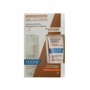 DUCRAY PACK MELASCREEN CONCENTRE ANTI TACHES 30ML+MELASCREEN ECRAN FLUIDE ANTI TACHE SPF50+50ML (OFFERT)