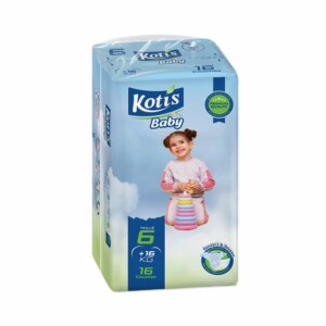 KOTIS COUCHE BB +16 KG T.6 BT16