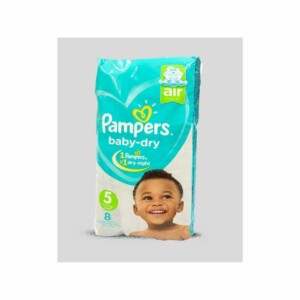 PAMPERS 11-25KG BT8 S5 NEW BABY DRY