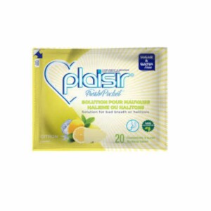 PLAISIR SACHET MAUVAISE HALEINE CITRON 12SACHETS