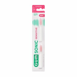 Gum Sonic Sensitive Recharges Brosse à Dents Ultra Soft, 2 unités 4111