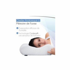 ORTHOMED OREILLER A MEMOIRE DE FORME ET GEL.RAF EP002